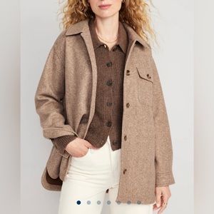 Women jacket - old navy Soft-Brushed Shacket